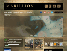 Tablet Screenshot of marillion.com